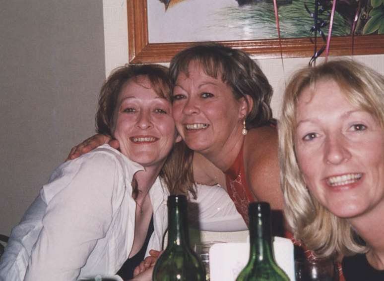 Anne Tribe with sisters Susan and Helen