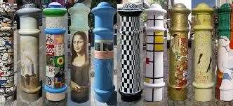 Artist Richard Jeferies suggests Sheerness bollards could have different colourful designs