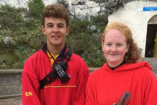 RNLI's Taine and Katie