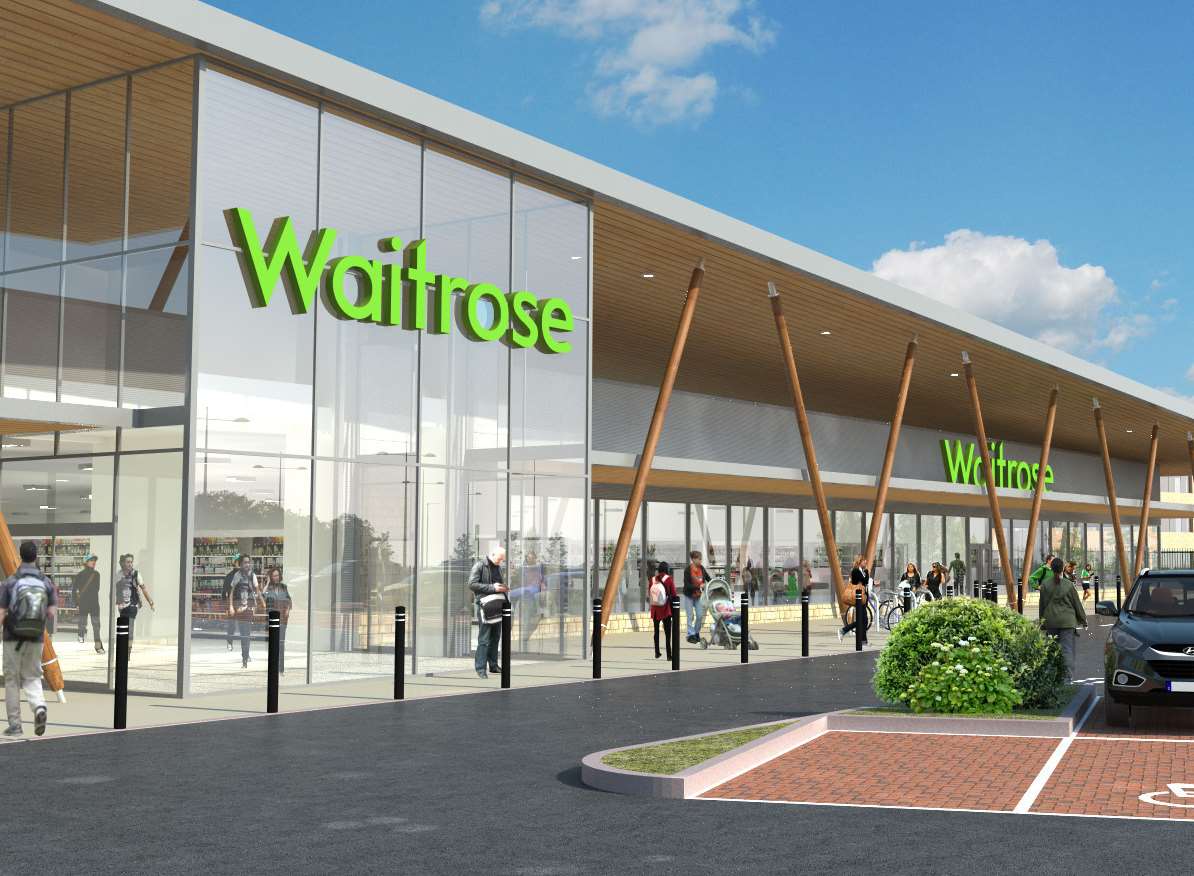 Images of Waitrose which is planned for Eclipse Park