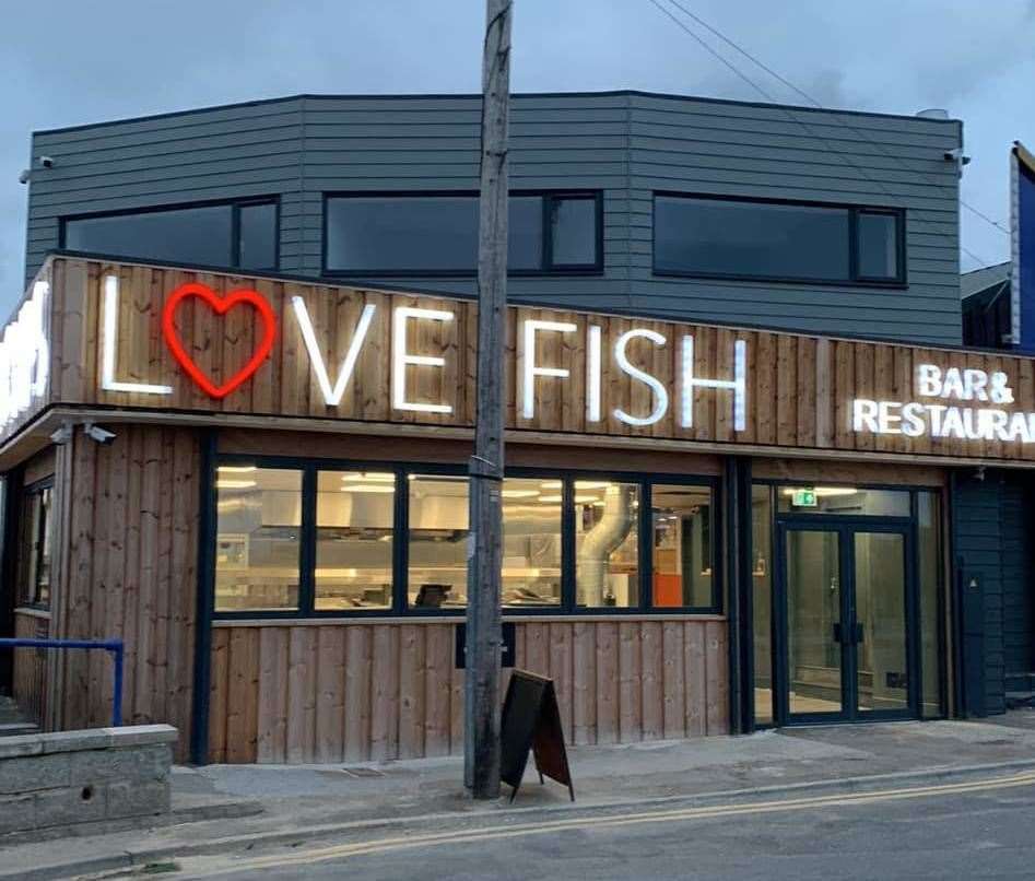 Love Fish Bar in Leysdown on the Isle of Sheppey. Picture: Love Fish Bar & Restaurant Facebook