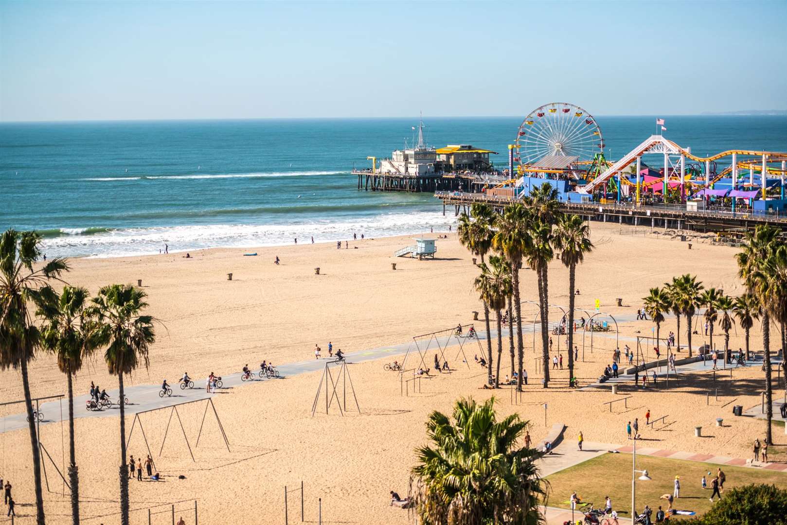 Venice Beach in California, famous for people working out on the seafront. Picture: istock