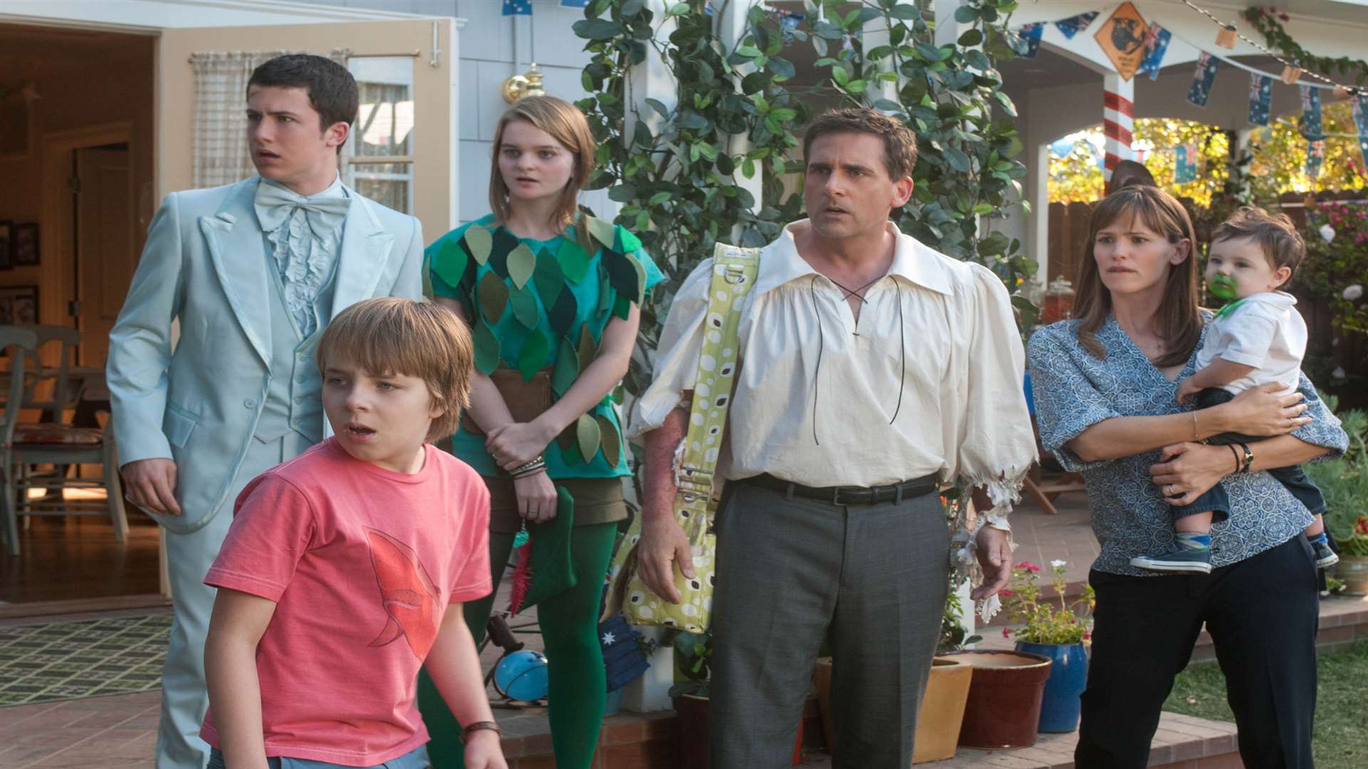Alexander & The Terrible, Horrible, No Good, Very Bad Day, with Dylan Minnette, Ed Oxenbould, Kerris Dorsey, Steve Carell, Jennifer Garner & Zoey/Elise Vargas. Picture: PA Photo/Disney