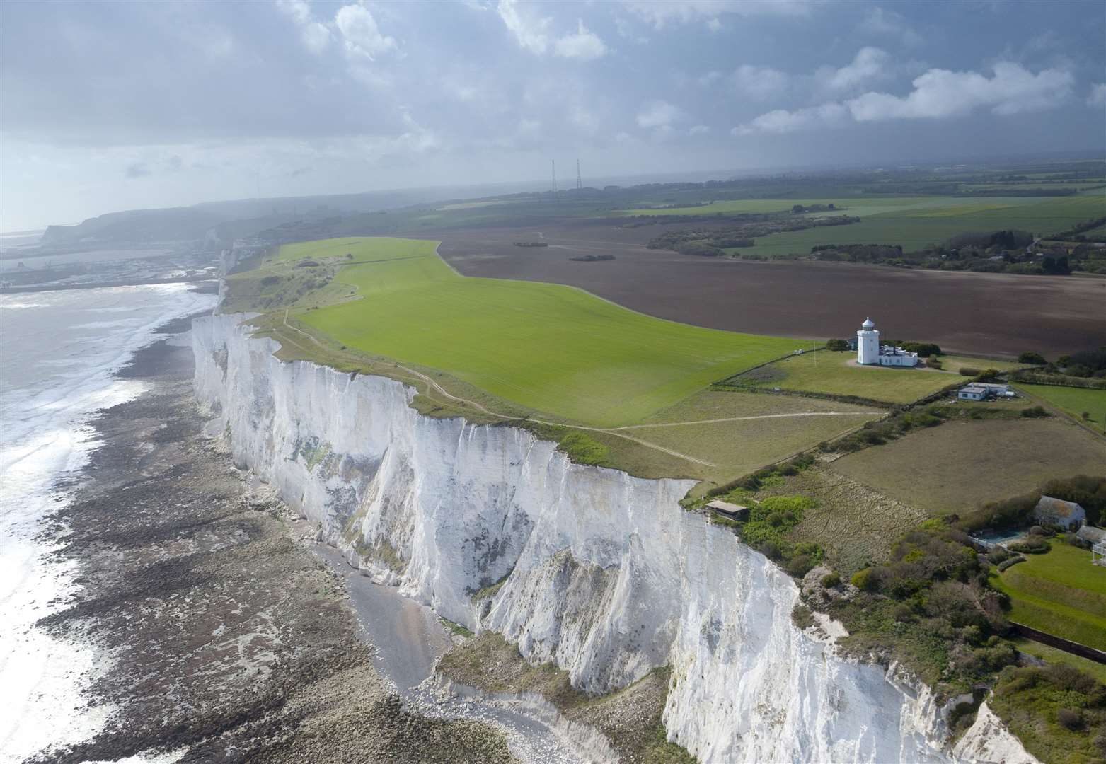 The planes will fly above the White Cliffs of Dover