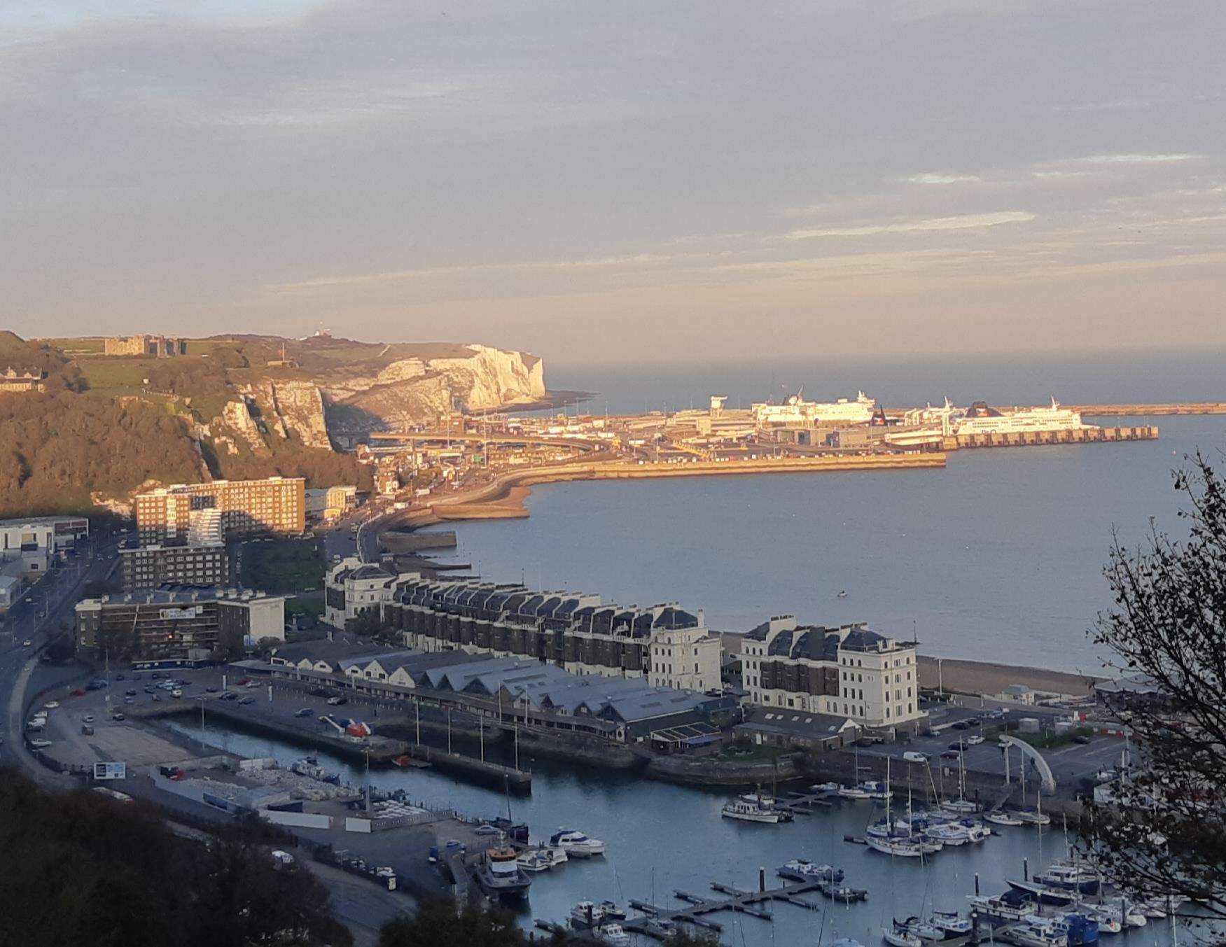 Dover town and harbour