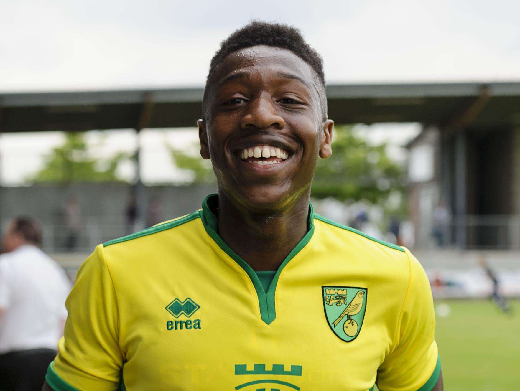 Ebou Adams during his time with Norwich City Picture: Andy Payton