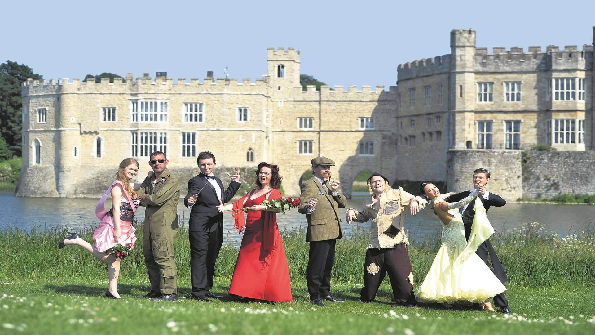 Summertime at Leeds Castle features shows and family activities throughout the summer