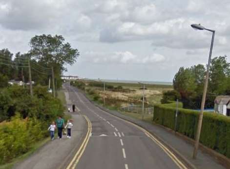 The incident happened in Warden Bay Road, Leysdown. Picture: Google.