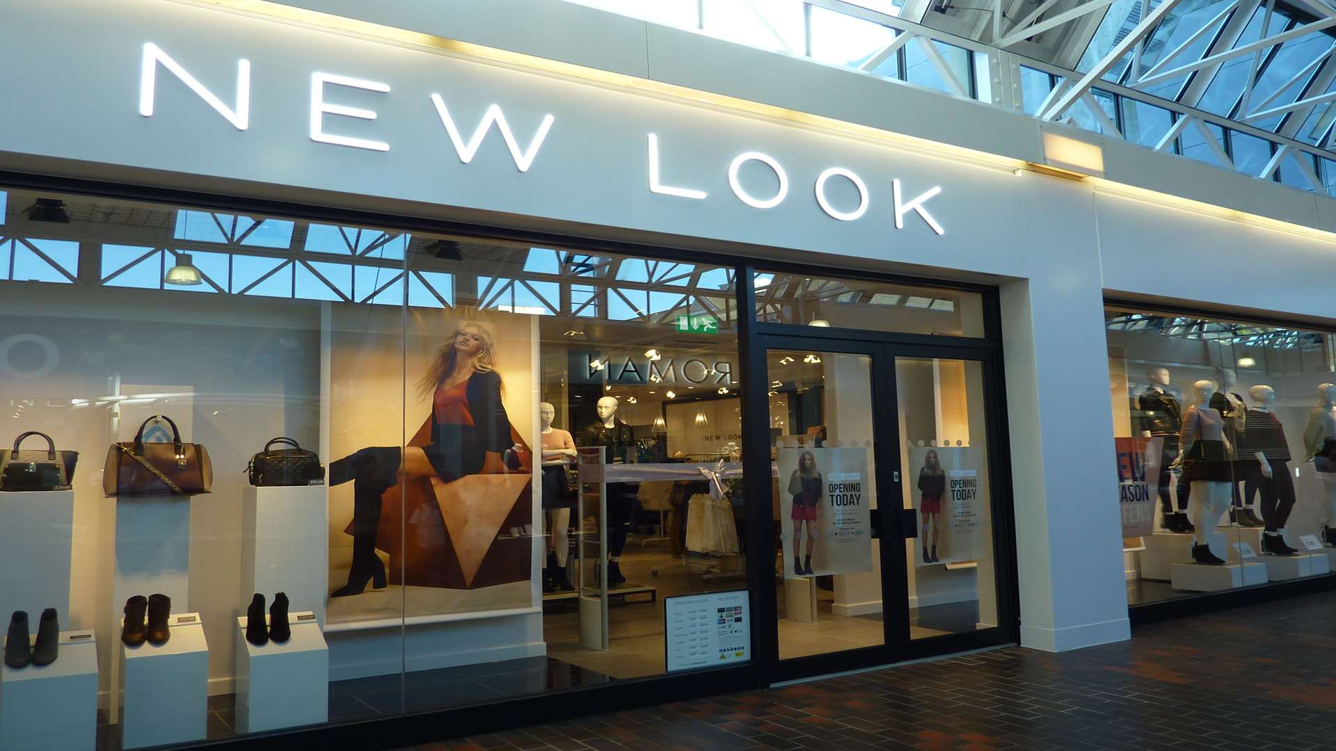 A bigger New Look store has opened at Hempstead Valley Shopping Centre