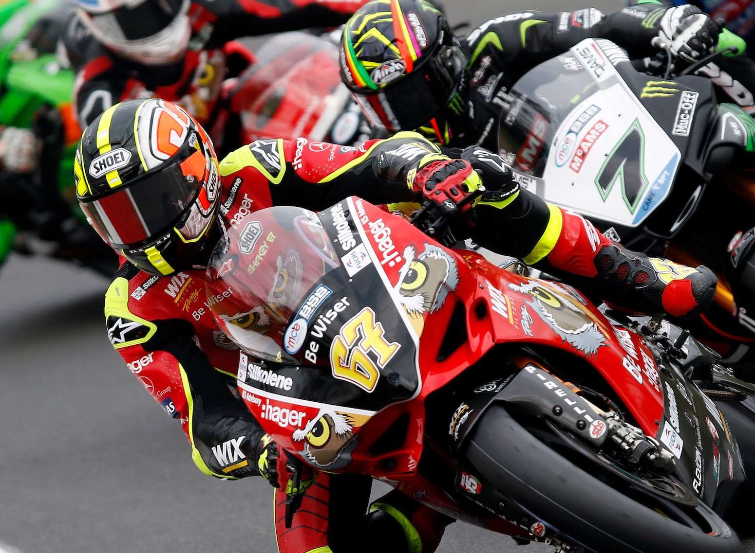 Shane Byrne tackles the Brands Hatch circuit in the British Superbikes Championship Picture: PSP Photography