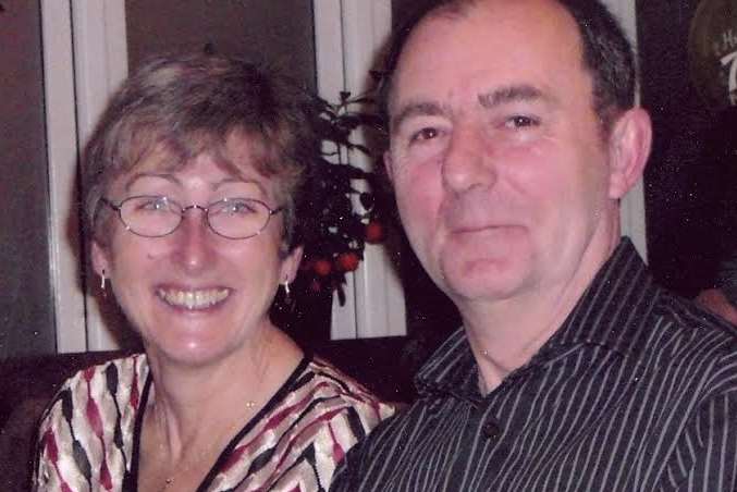 Brian and Christine Holmes lived in Kemsley