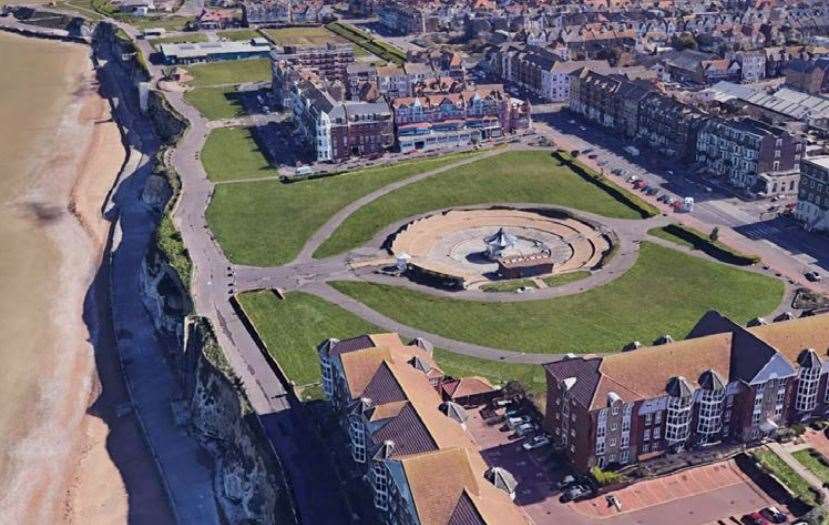 Owners want to make the bandstand a similar attraction to Folkestone Harbour Arm. Picture: GRASS Cliftonville CIC