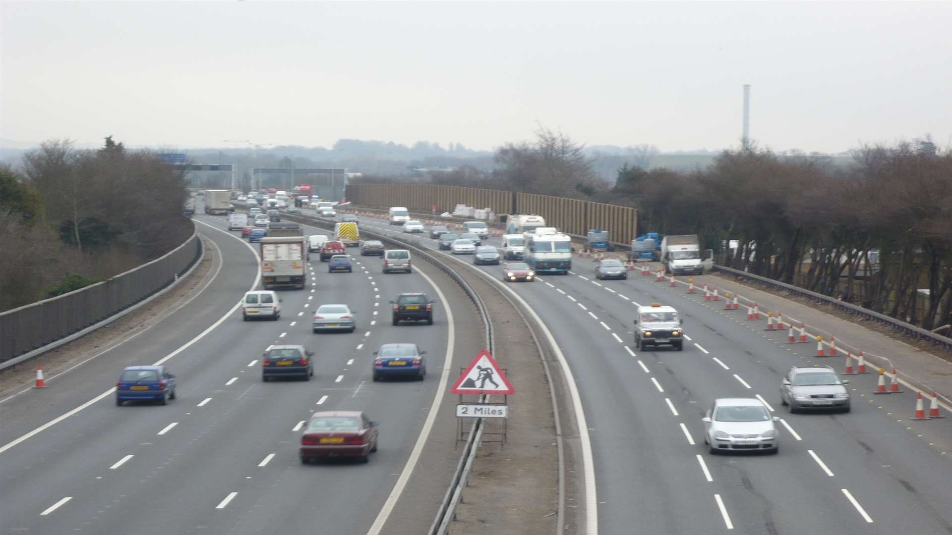 The M20 at Aylesford