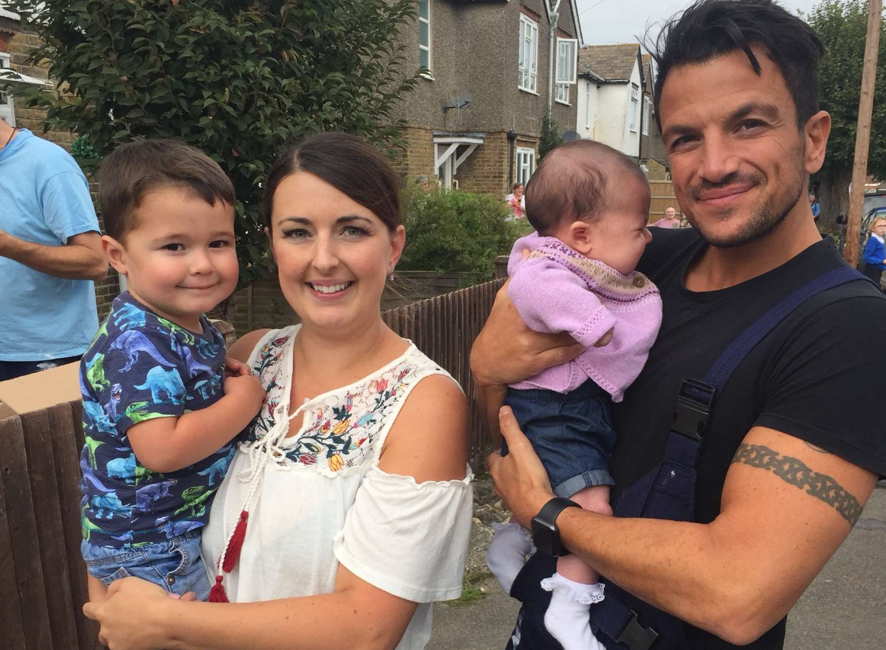 Kimberly Dann with Aussie heartthrob Peter Andre