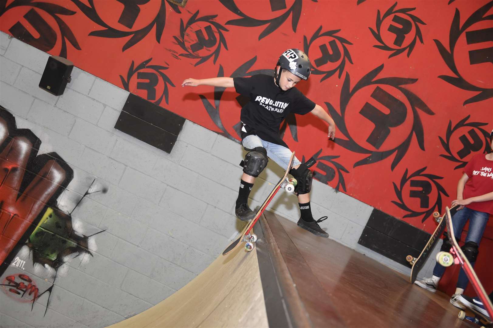 Revolution Skatepark, Broadstairs. 20th anniversary. Lucas Davey aged eight..Picture: Tony Flashman. (3063502)