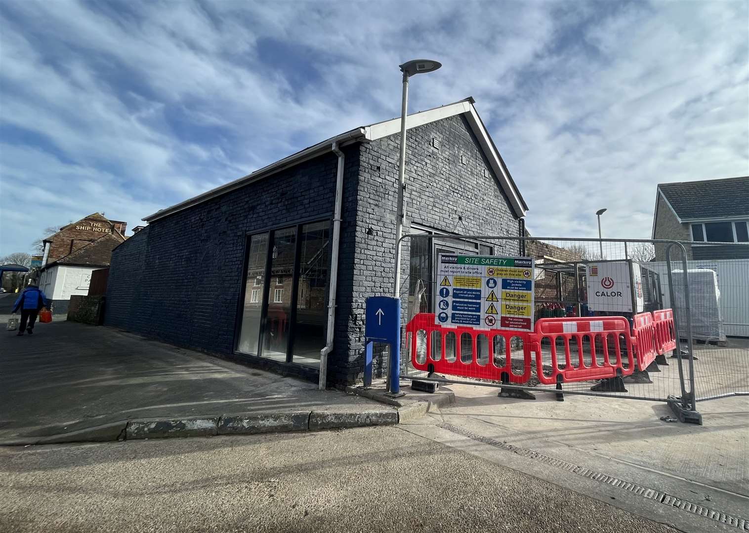 The Greggs site is currently being worked on; it is set to open next month