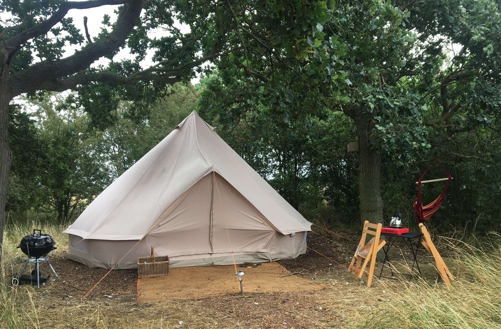 Glamping at Elmley Nature Reserve