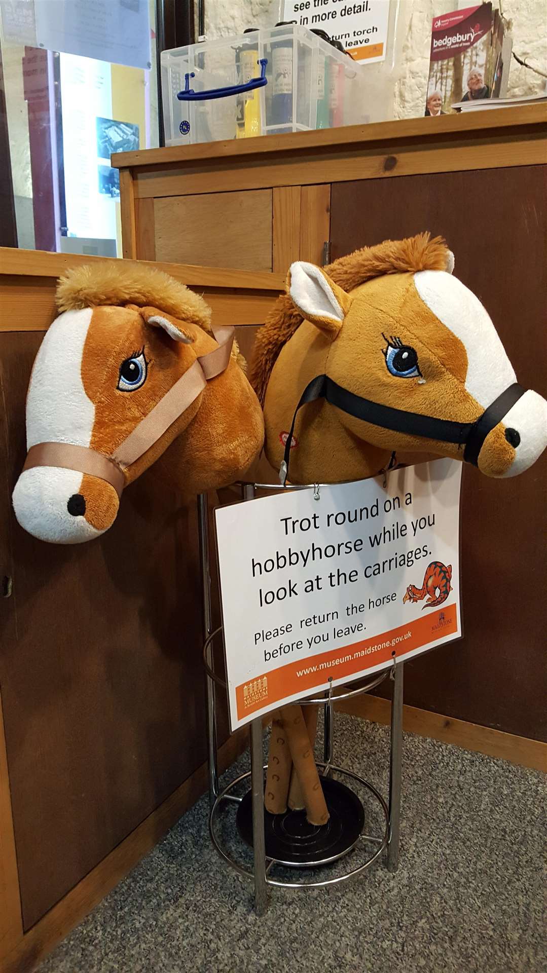 Hobby horses at Maidstone Carriage Museum
