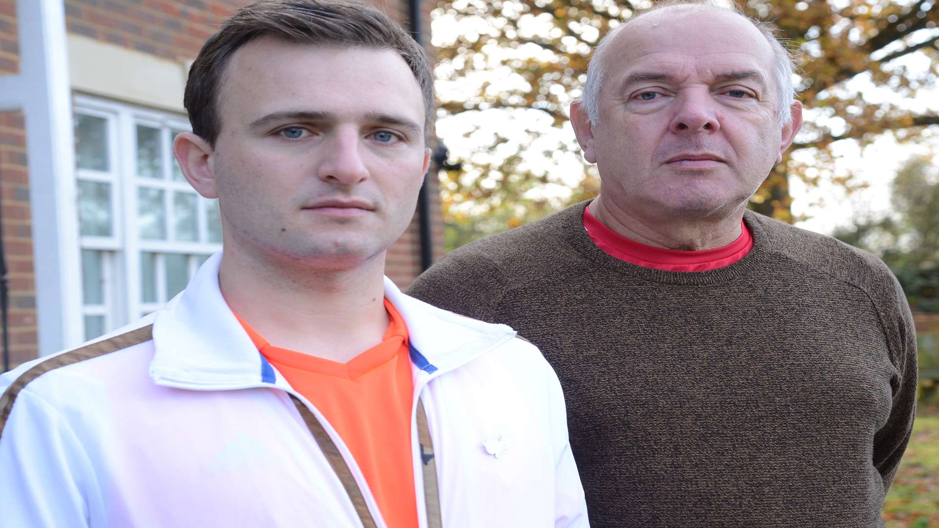 Tony Blackall and his son Aidan, who restrained a shoplifter at Sainsbury's