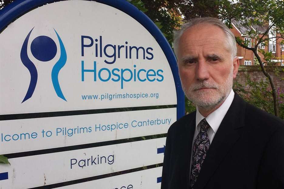 Former Pilgrims Hospice chief executive Steve Auty who stepped down.
