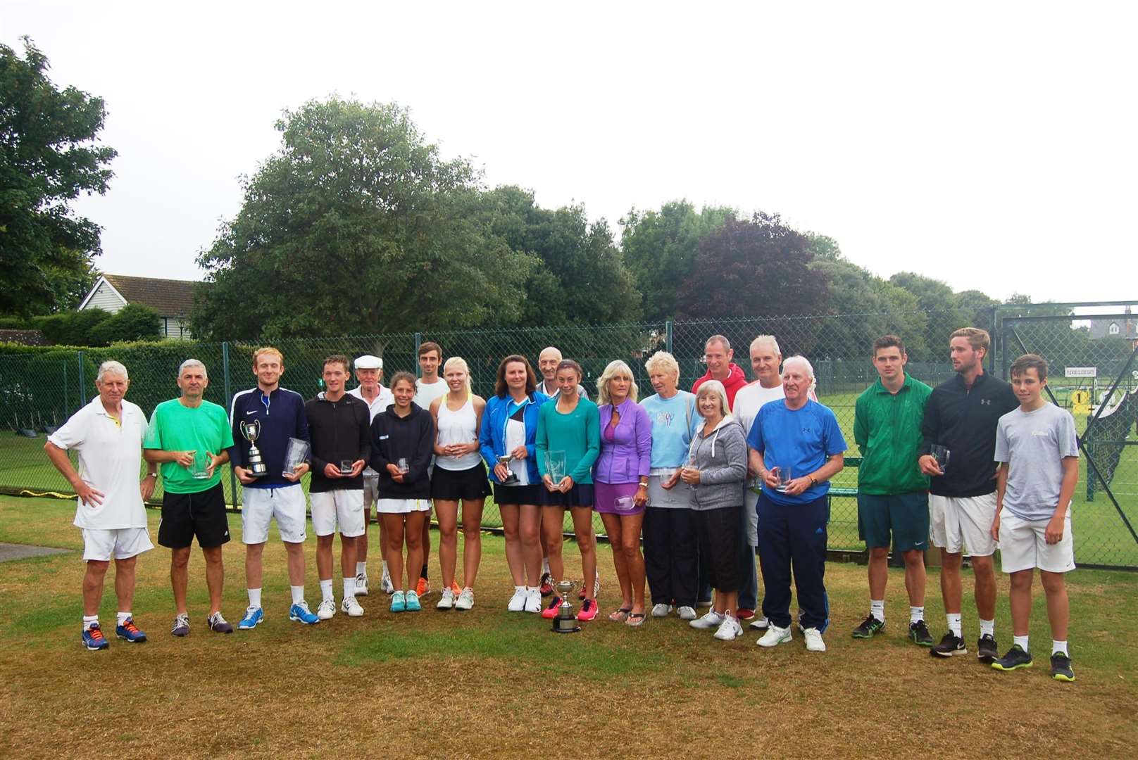 Players in the 2018 tournament. Picture: Walmer Lawn Tennis & Croquet Club