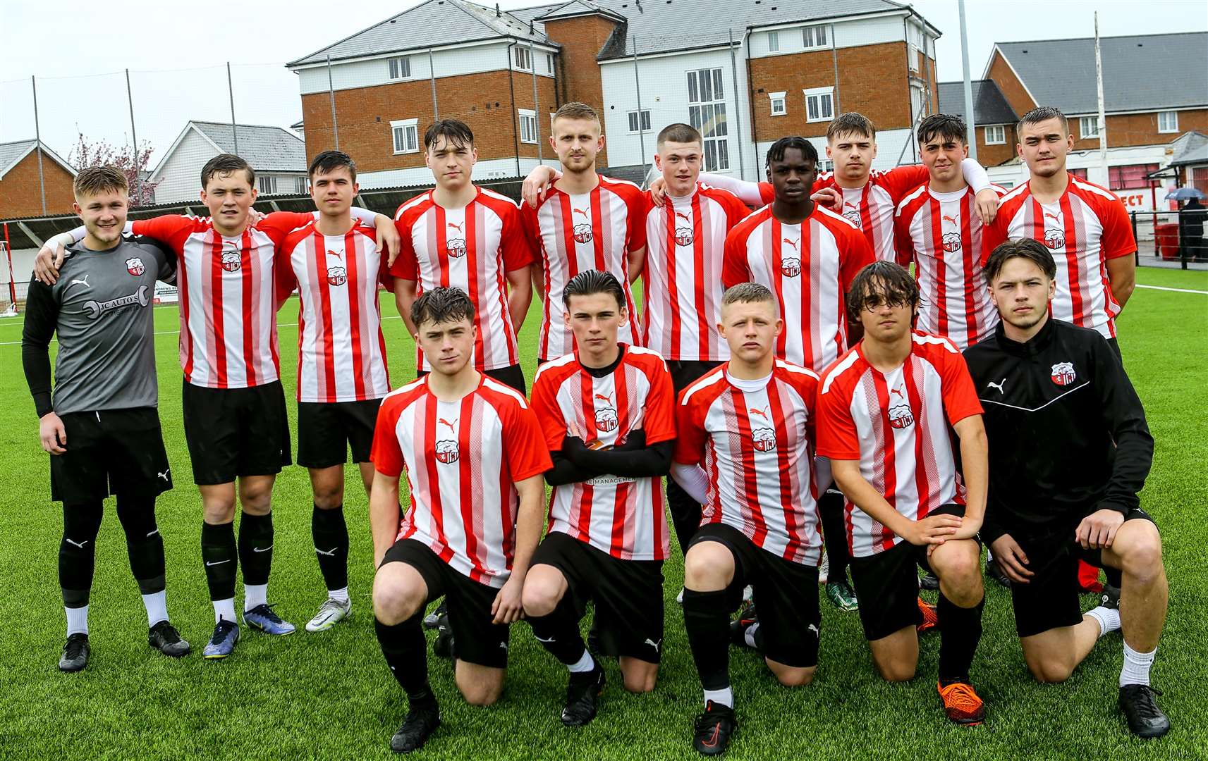 Sheppey United’s under-18s made it to the Kent Merit Under-18 Cup Final against Chatham Town Picture: Matt Bristow