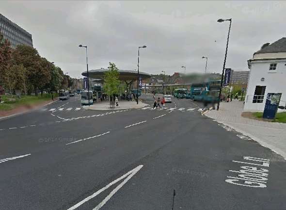 The bus station in Globe Lane, Chatham, in 2012. Picture: Google Street View
