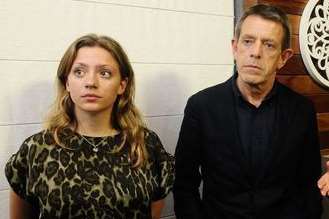Charlie Metcalf and daughter Alice at court in Manaus, Brazil