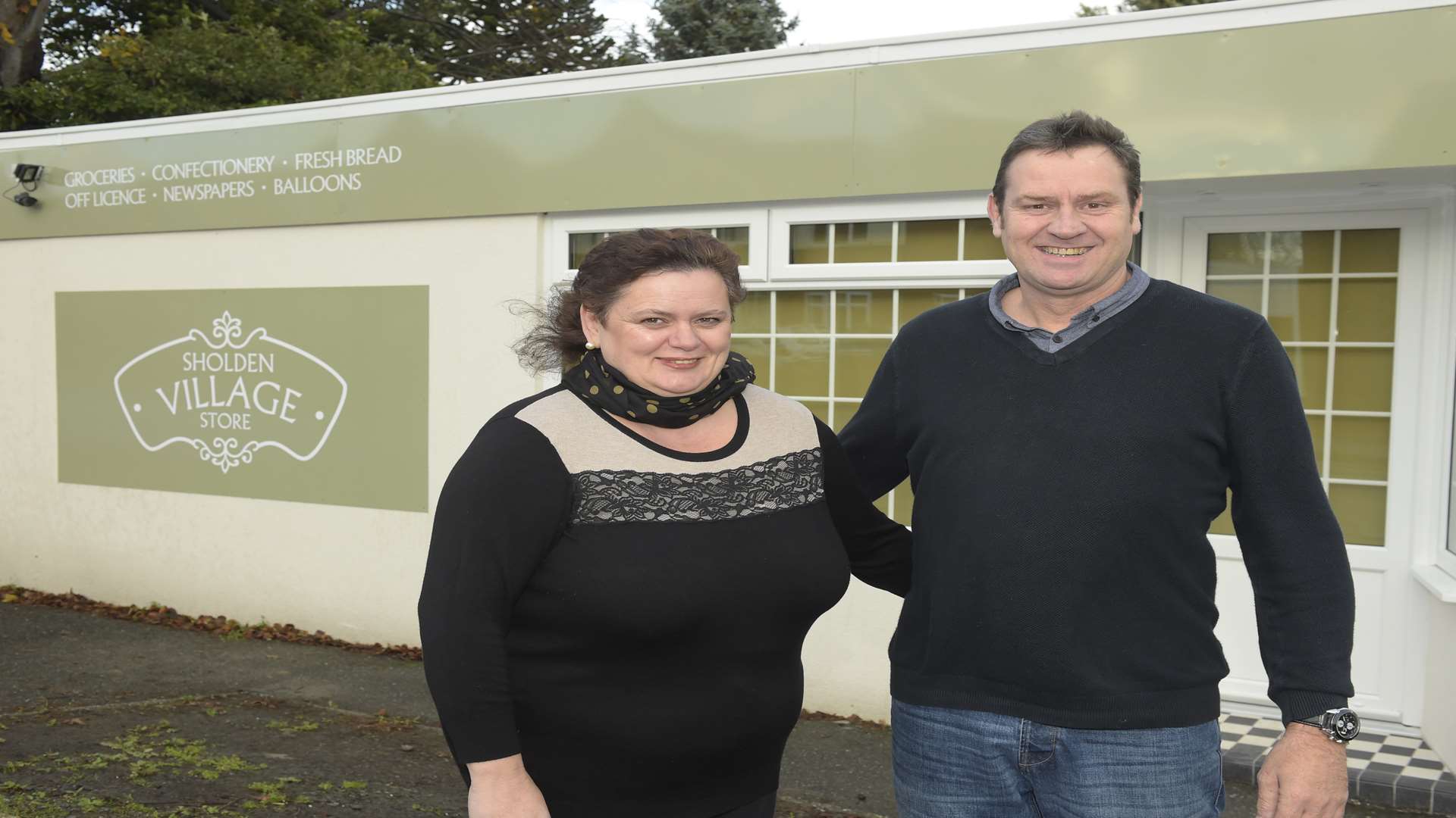 Sylvia and Martin Sims are bringing a village shop back to Sholden