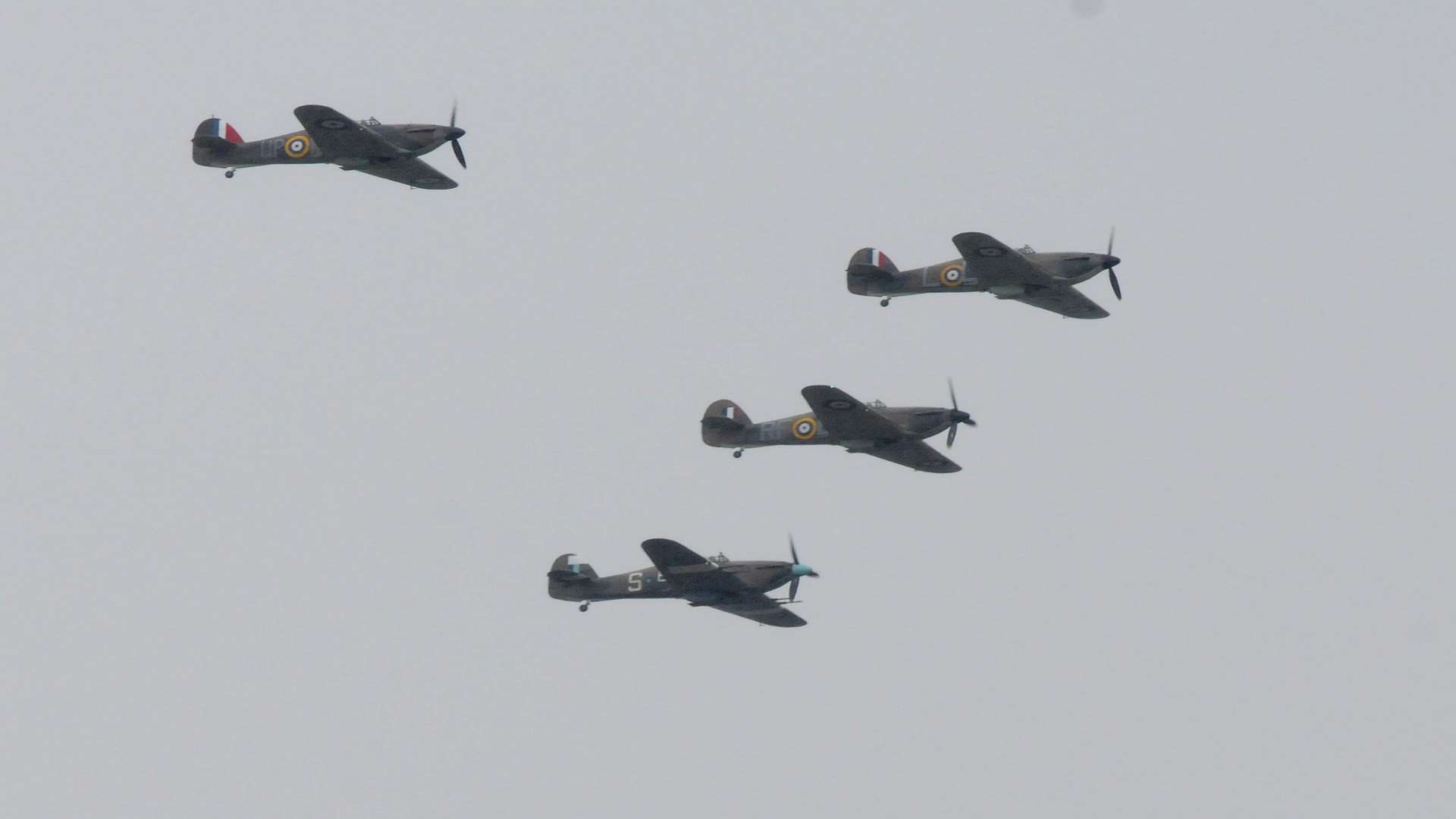 Hurricanes over Capel-le-Ferne. Picture: Wayne McCabe