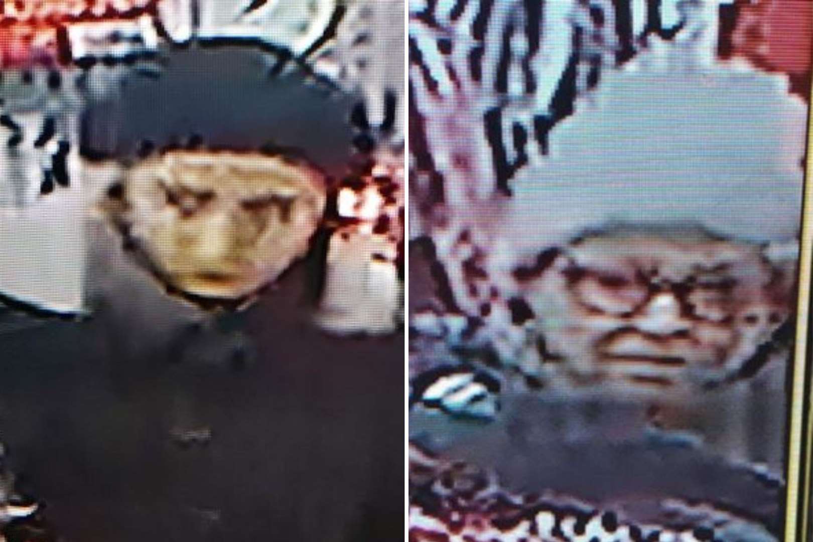 Two images have been released after an elderly woman was mugged in Faversham. Picture: Kent Police