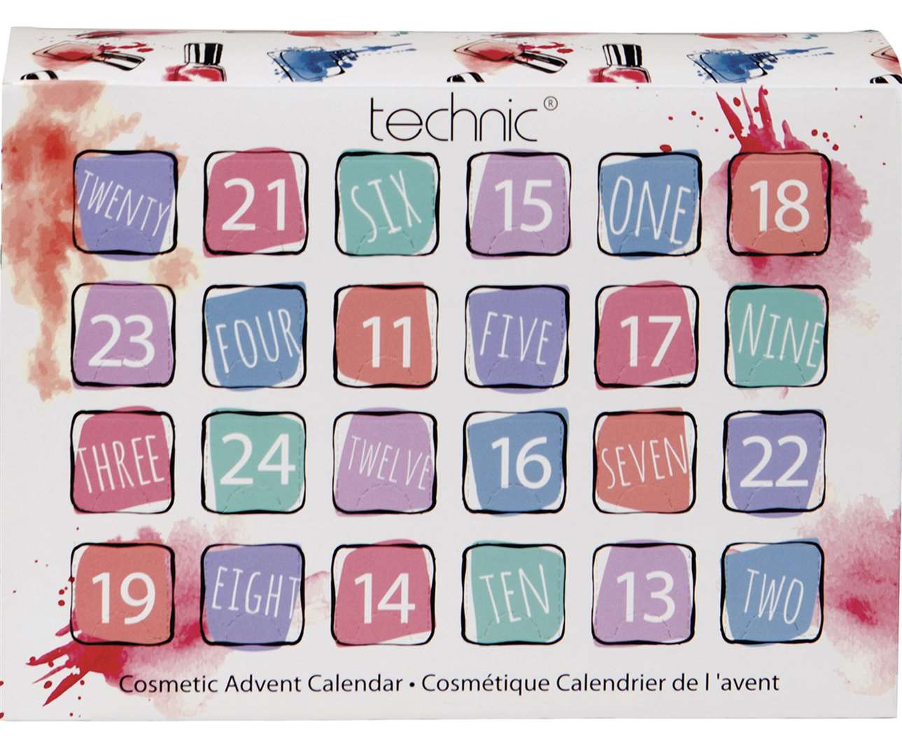 JD Williams' Technic Mini Nails calendar