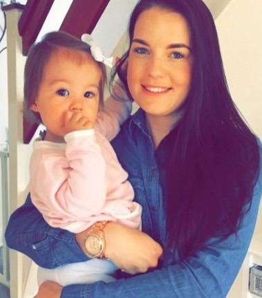 Zara and her mummy Megan Rembridge. Pictures Lee Rembridge