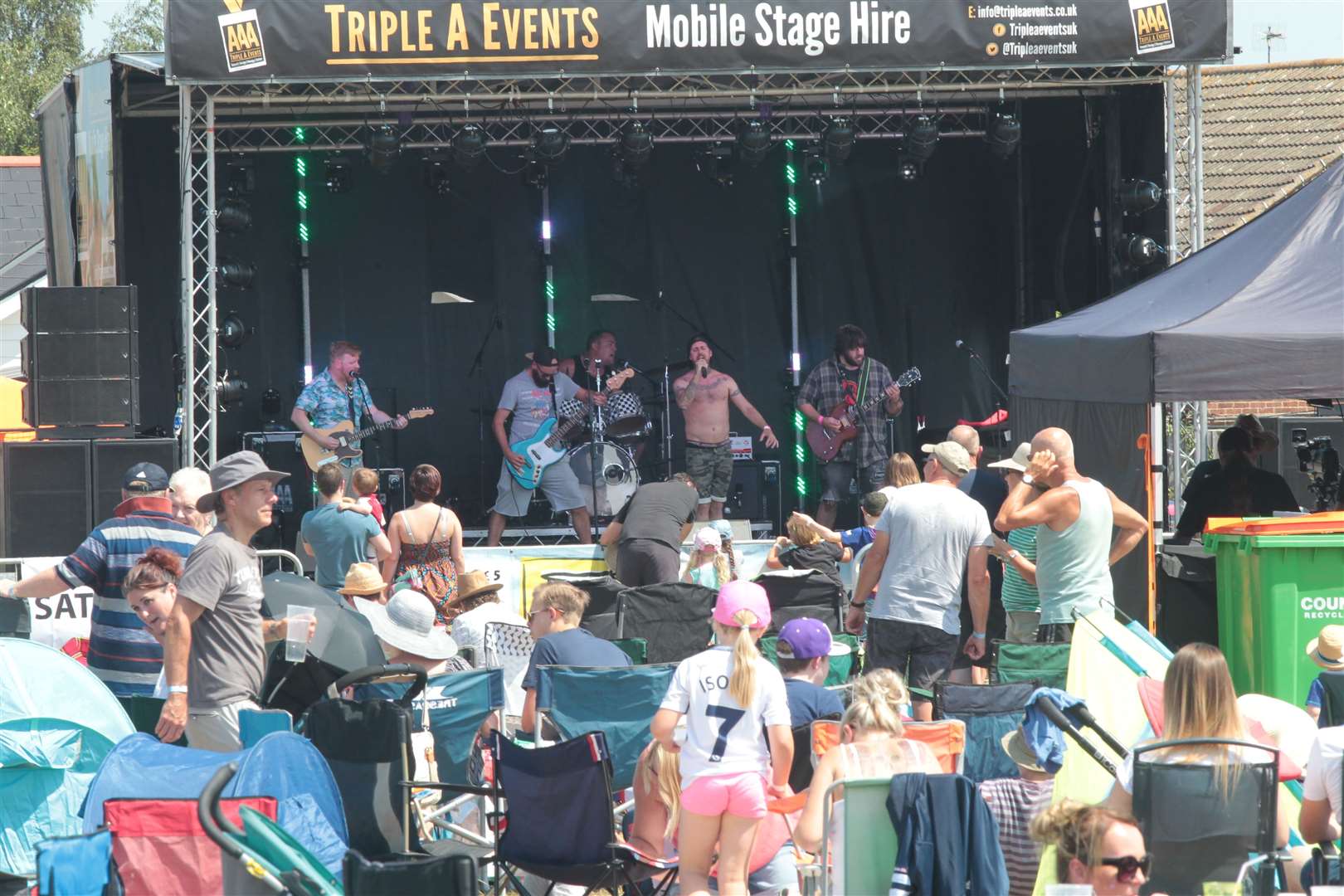Sittingbourne's Triple A festival stage is on its way to Sheppey