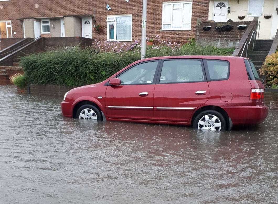 More flooding in Strood. Picture: Sara Ives