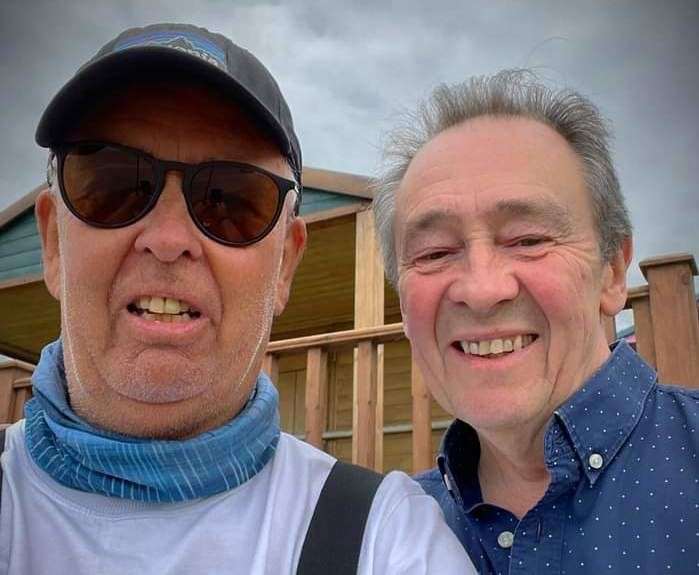 Gone Fishing star Paul Whitehouse was spotted filming in Tankerton. Picture: John Wells