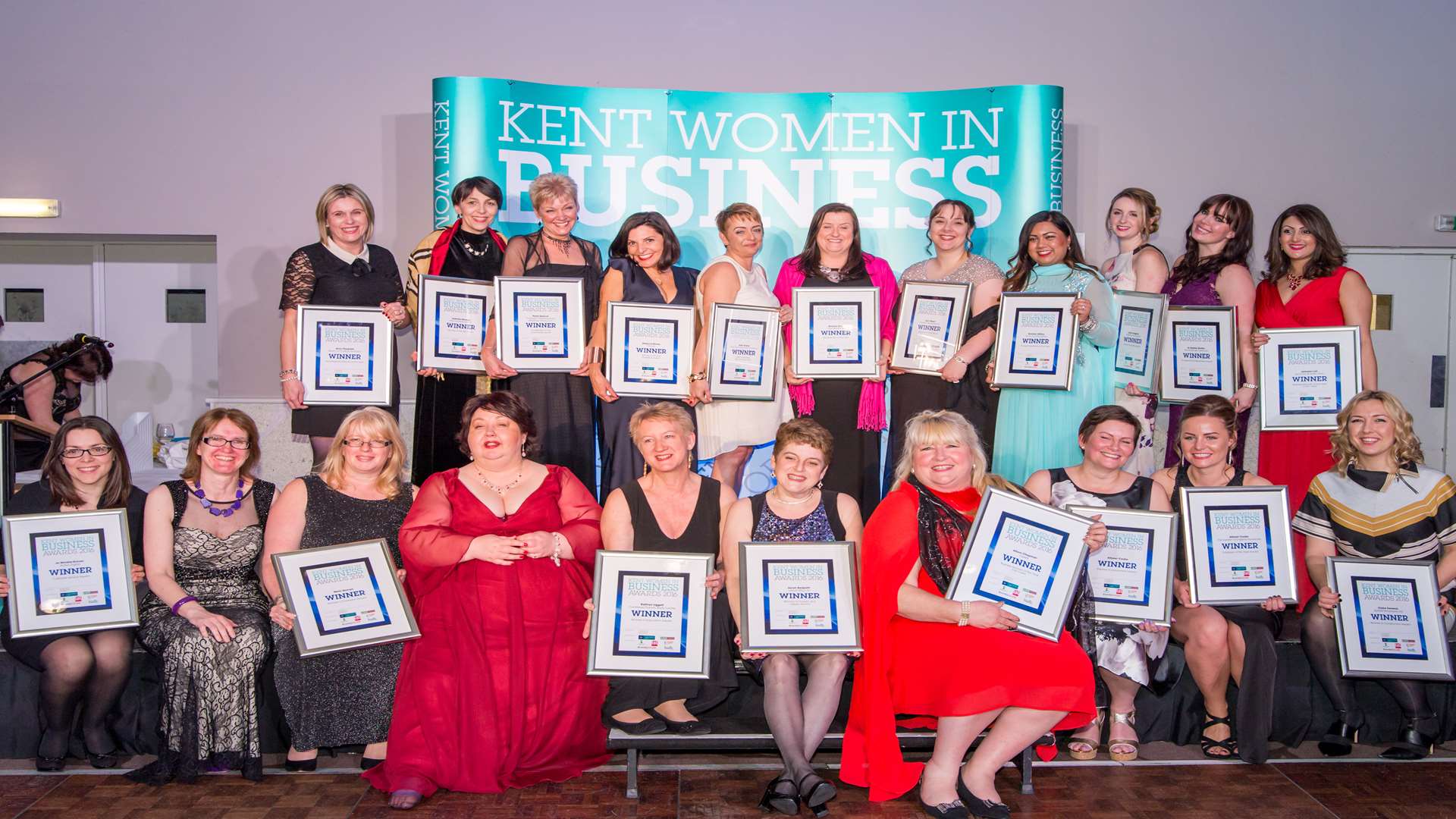 The winners at the Kent Women in Business Awards