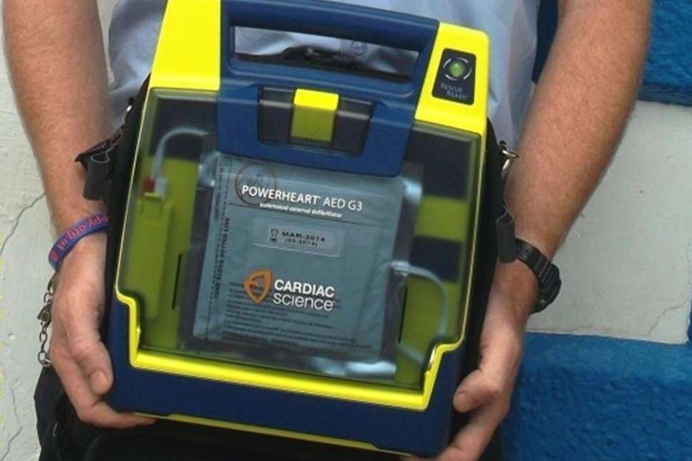 The club doctor managed to bring the man round with a defibrillator