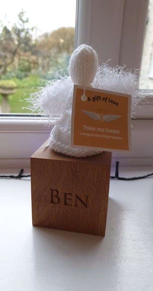 Sheralyn Hammond, the mum of Ben, 15, who died from an undiagnosed heart condition says she will put the angel on Ben's tree