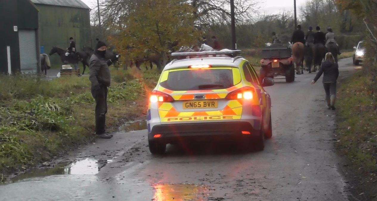 Police have dropped an investigation into the alleged illegal killing of a fox after officers deemed it was an accident during a trail hunt