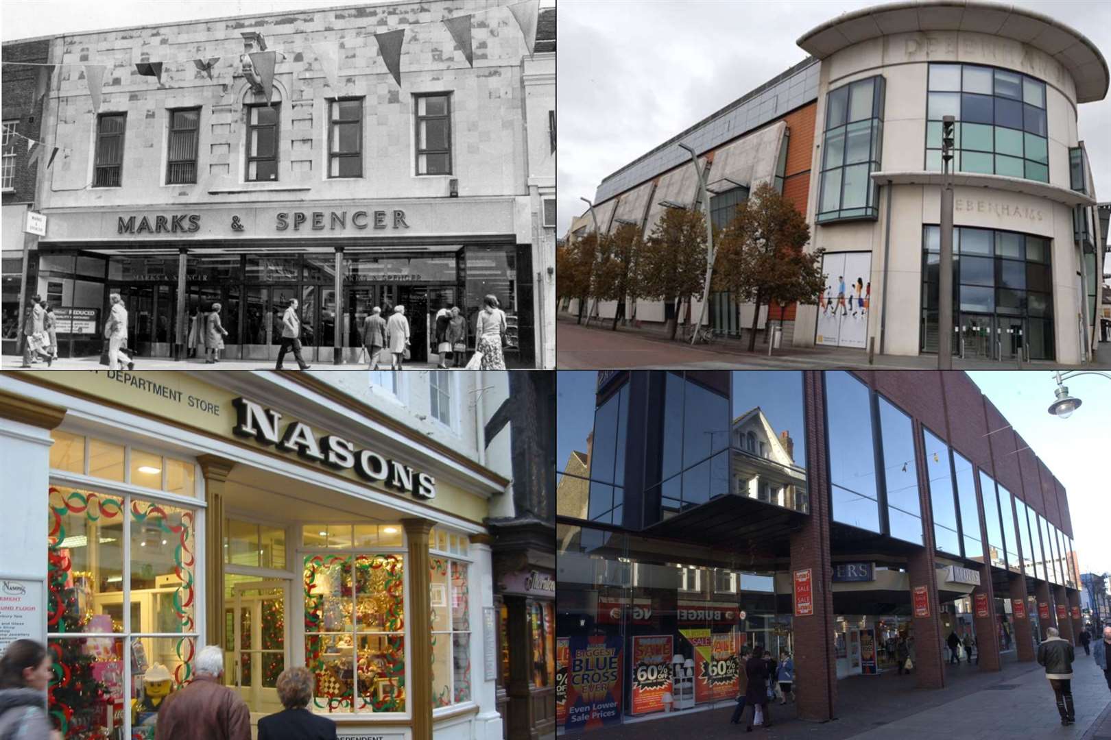 Some of Kent's biggest empty shops