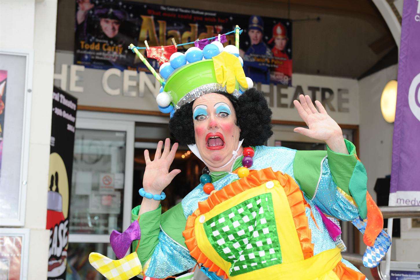 Mark Siney in Chatham's Central Theatre panto