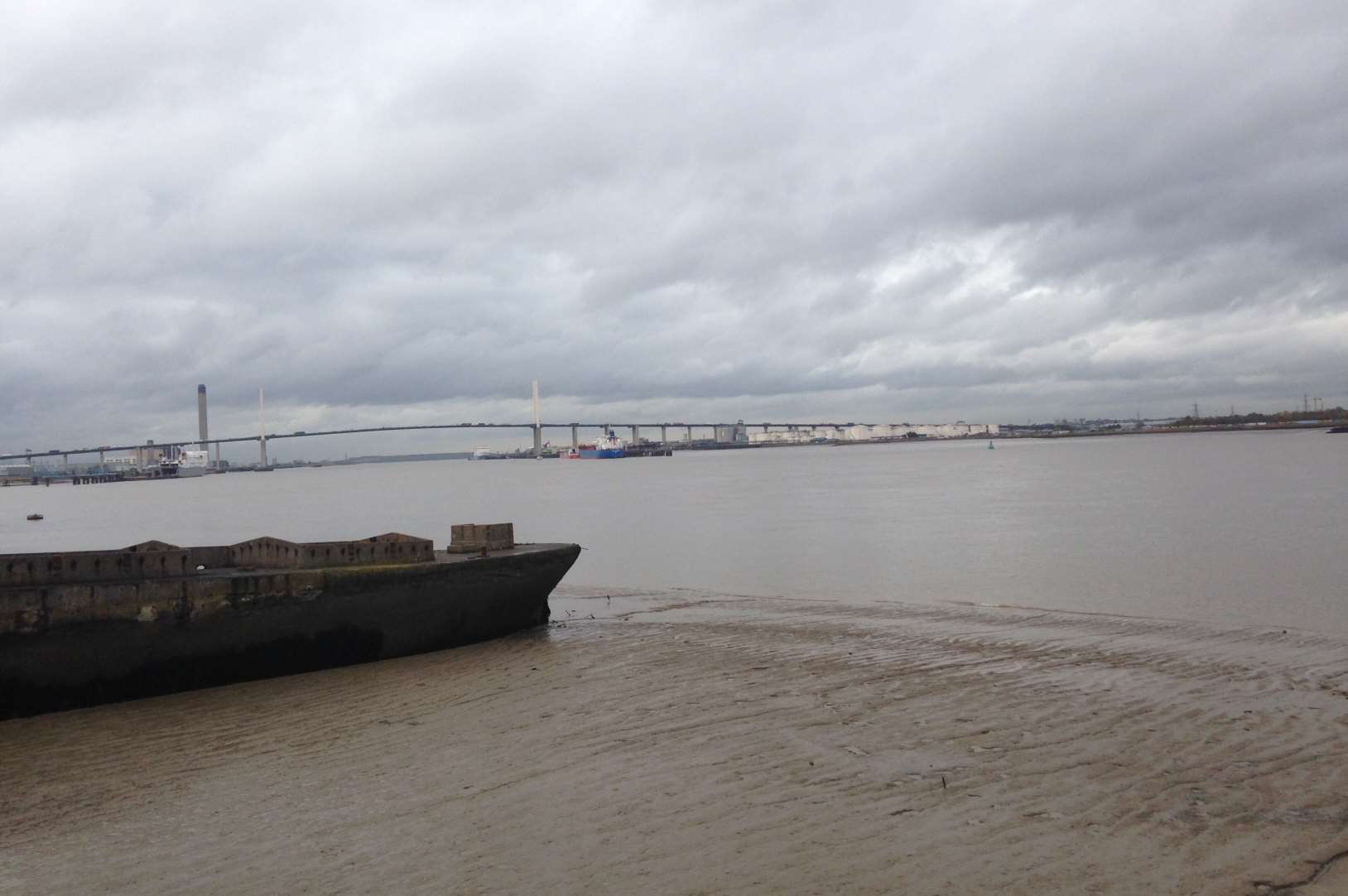 The body was pulled out of the Thames, overlooking the QEII bridge