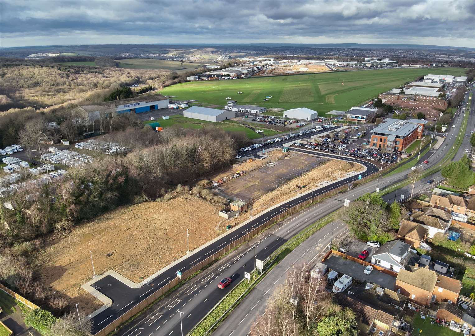Aerial view of the Medway Innovation Park