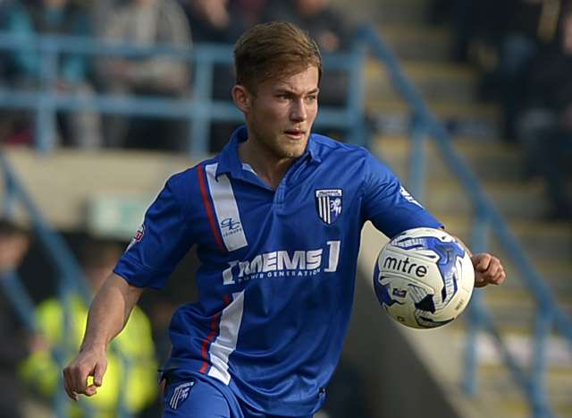 George Williams in action for Gillingham Picture: Barry Goodwin