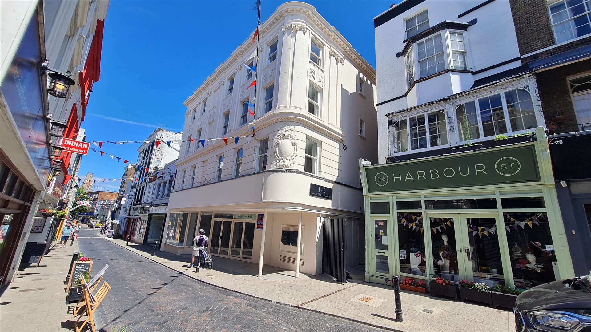 The previously run-down Harbour Street in Ramsgate is being transformed