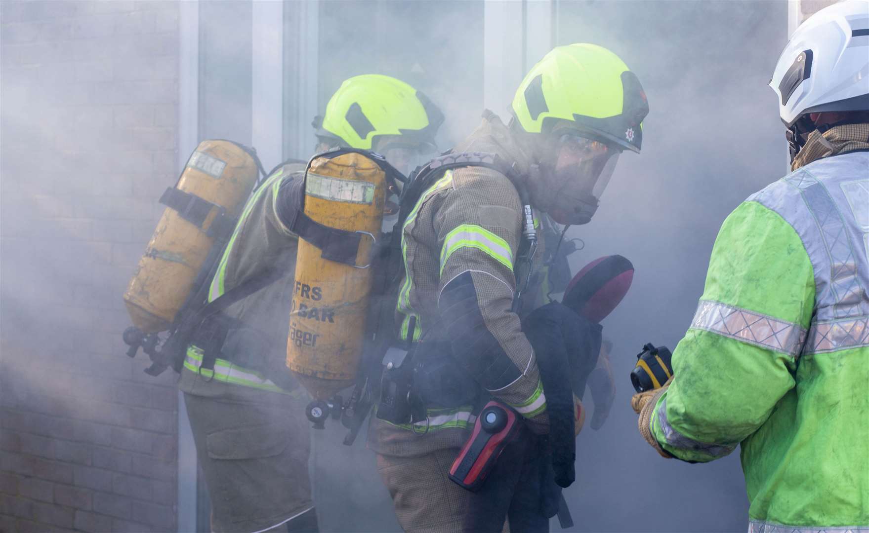 A total of 25 firefighters were called to tackle the blaze. Library image
