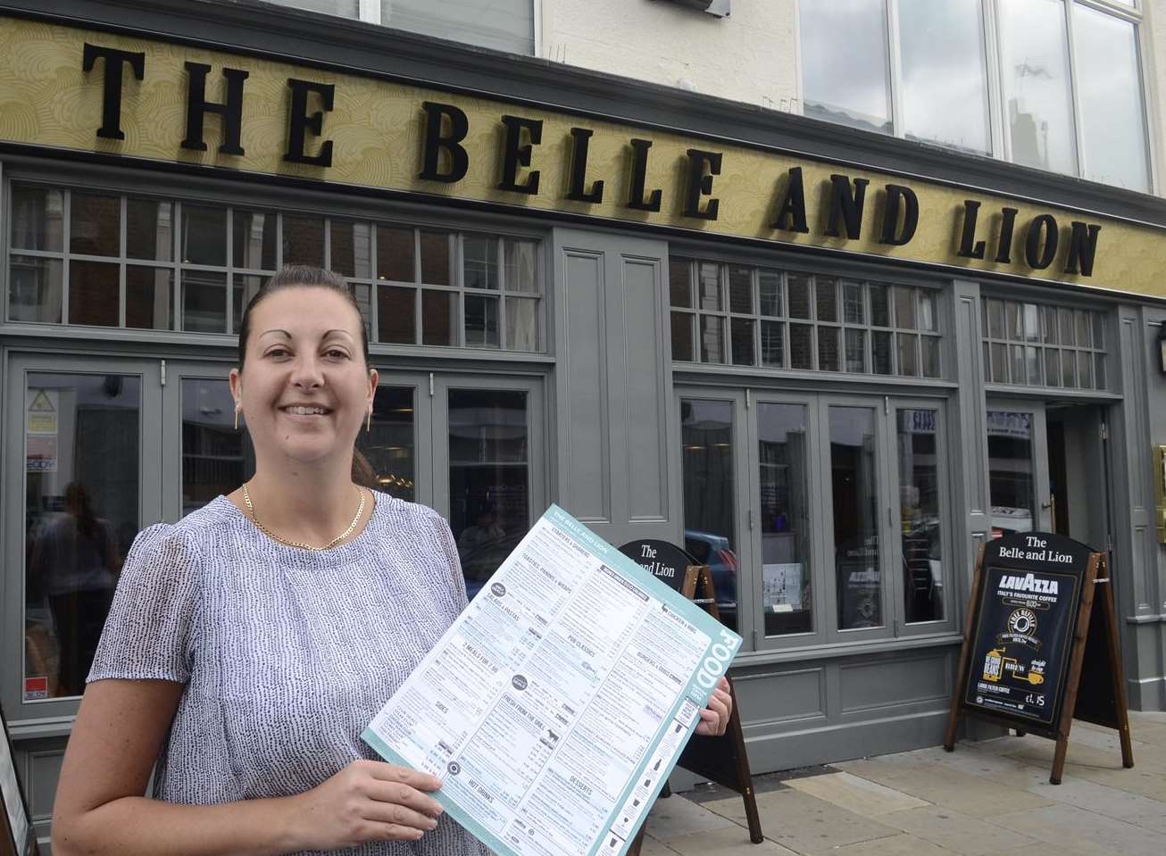 Kelly Smith, manager of The Belle and Lion, says the first month has gone really well