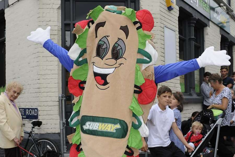 Subman the Subway mascot