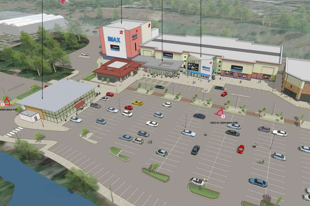 How the new site could look. Pic submitted to Ashford Borough Council by Mountford Pigott
